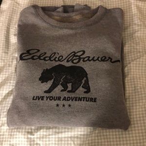 Eddie Bauer waffle sweater